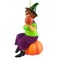 December Diamonds 7.0 Inch Agatha Halloween Tree Ornament , Halloween Decor Witch Bat